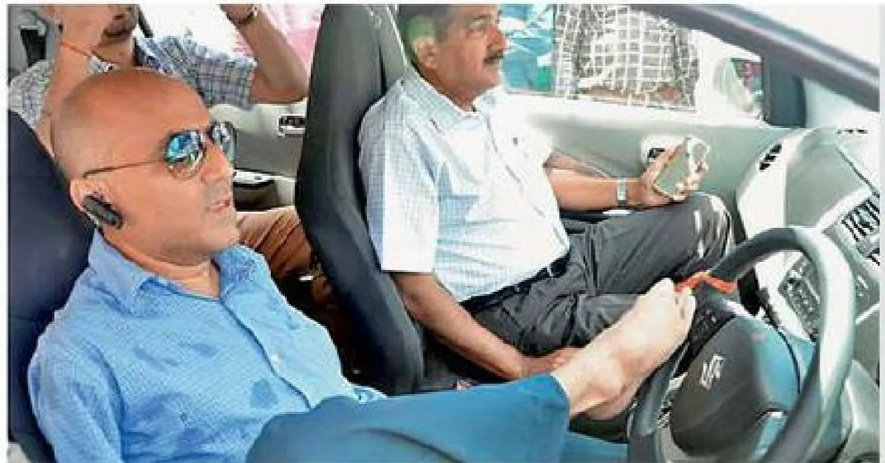 This Double Arm Amputee Drives So Well With His Legs, He Could Not Be Denied a Driving Licence!
