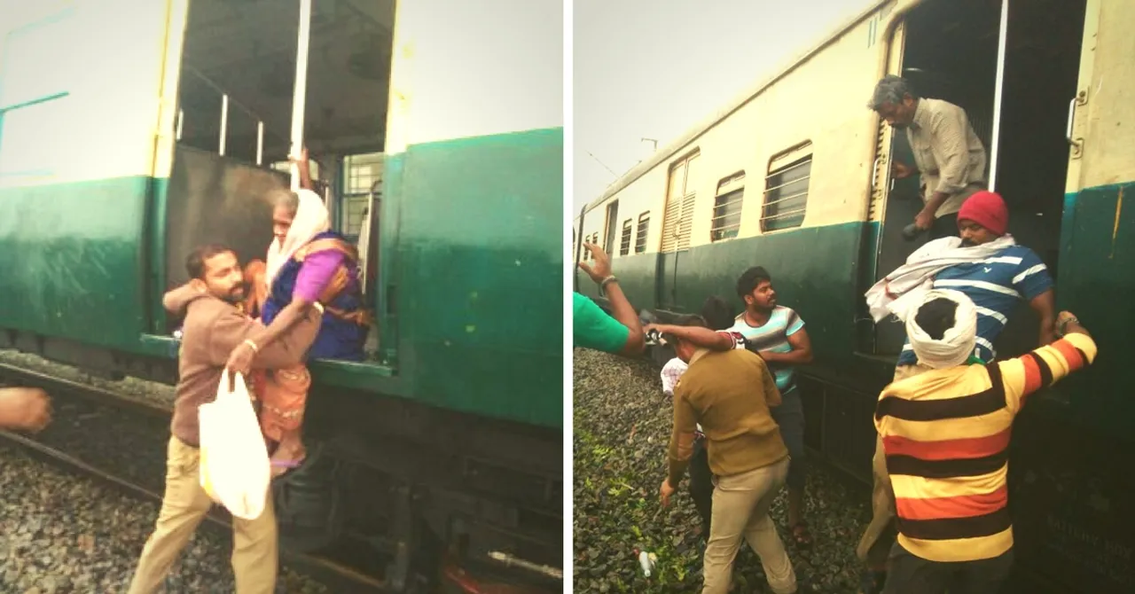 Heroic RPF Team Rescues Stranded Passengers in Chennai During Cyclone Vardah