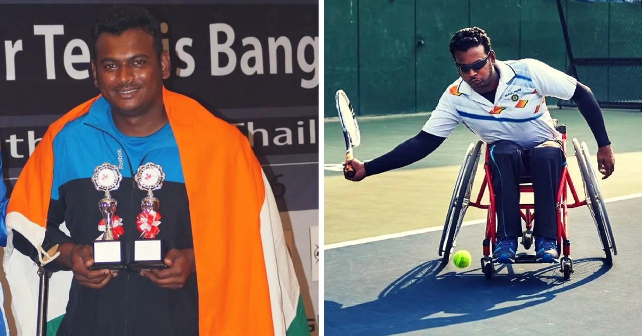 Wheelchair Tennis Player Shiva Prasad Dreams of Representing India at the Paralympics One Day