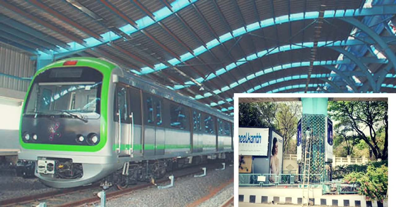 A Startup in Bengaluru Is on a Mission to Convert Metro Pillars Into Vertical Gardens!