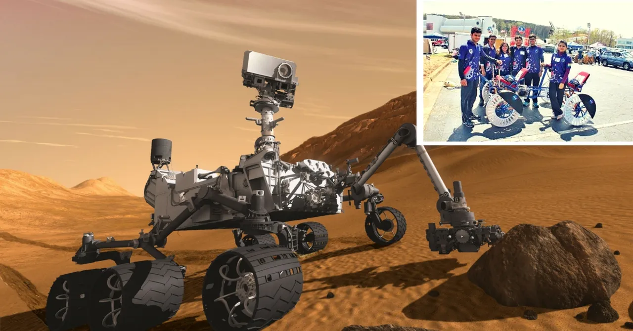 Indian Students Build Vehicle to Navigate Celestial Bodies for NASA's Rover Challenge