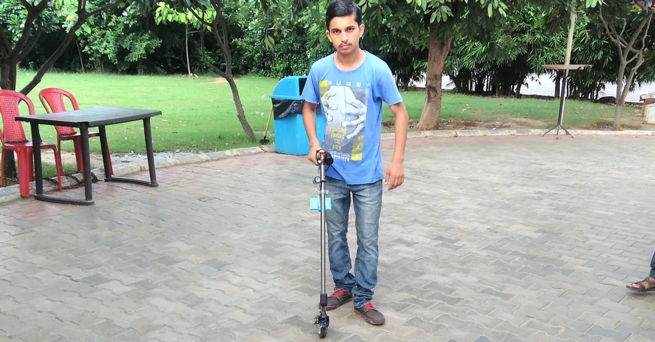 A Walking Stick That Charges a Phone & Lights Your Way, This UP Teen's Innovation Is a Wonder!