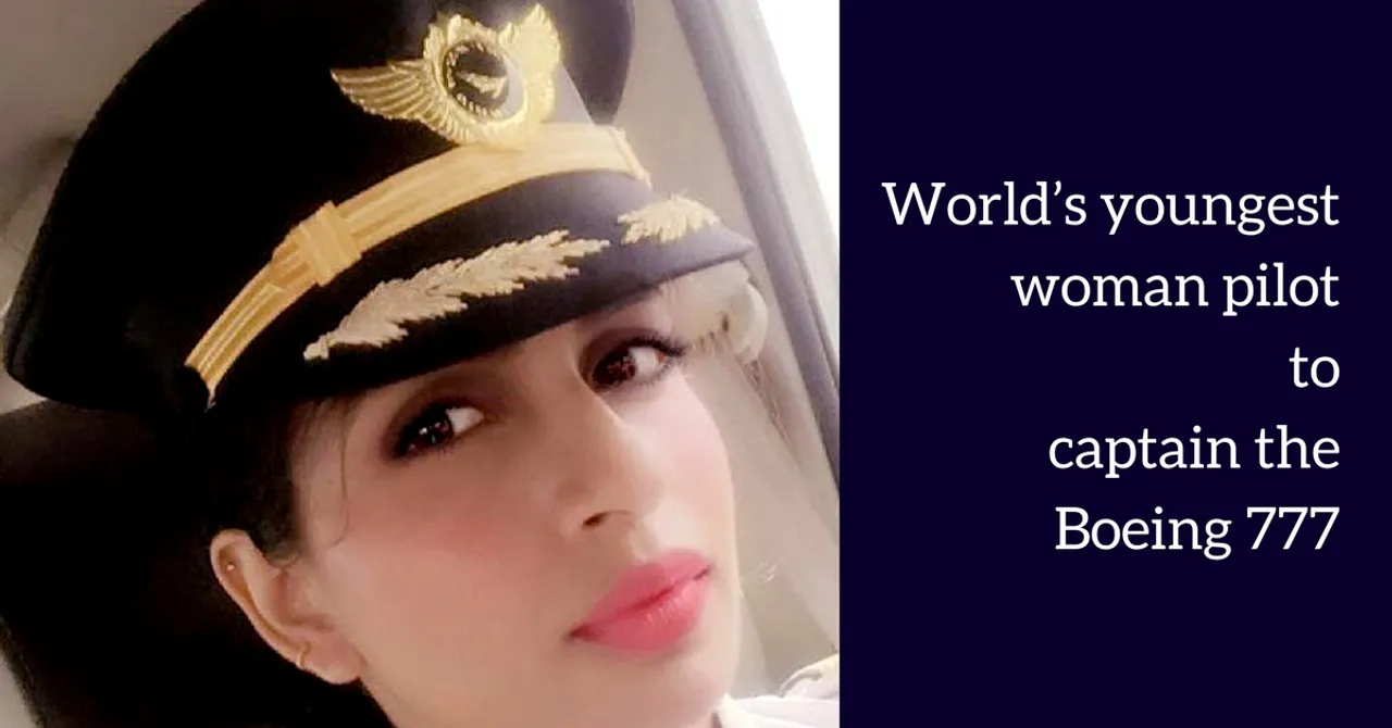 This 30-Year-Old Indian Pilot Is the World's Youngest Woman to Captain a Boeing 777!