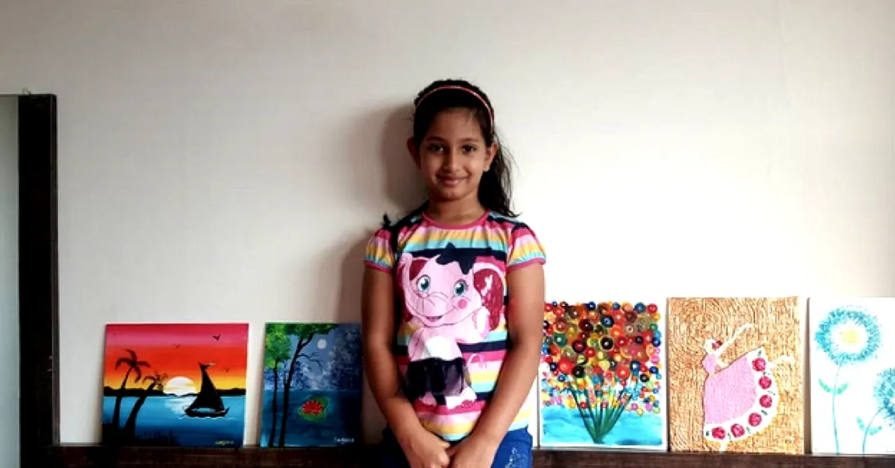 This 7-Year-Old Is Selling Her Beautiful Artwork to Fund Education for Poor Kids