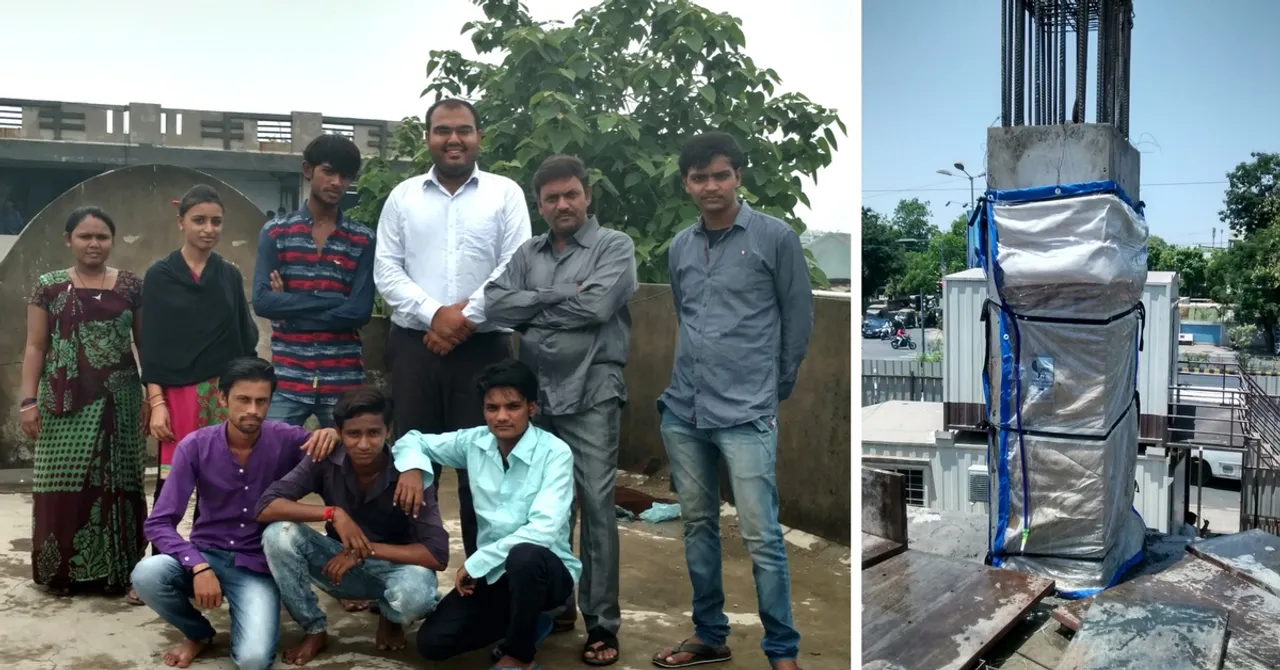 This Ahmedabad Startup's Concrete Curing Method Not Only Saves 80% Water but Energy & Time Too!