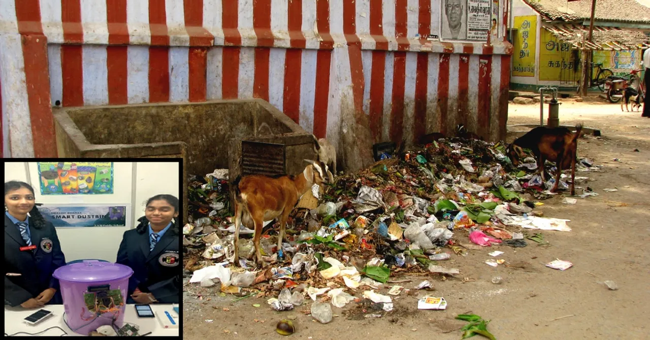 With These 'Smart Bins', Bengaluru School Girls Hope the City Will Tackle Garbage Better