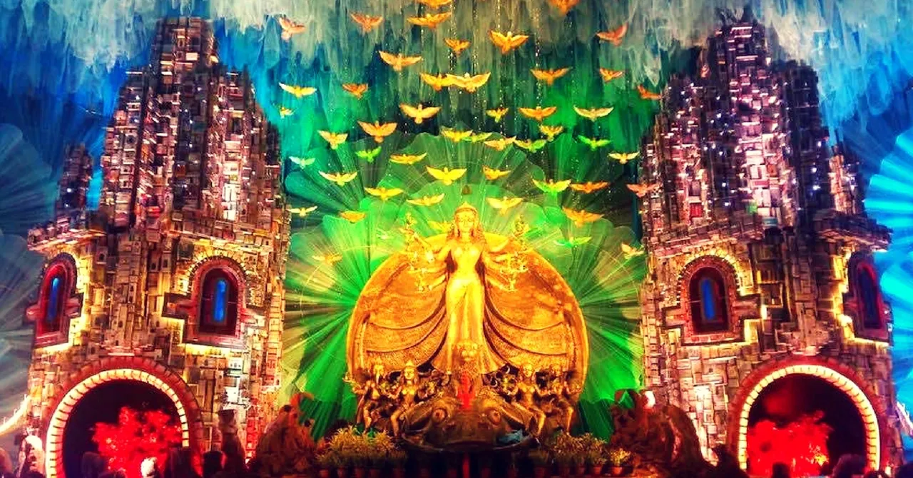 Behind the Scenes of Bengal's Stunning Pandals: Meet the Farmers Who Are the Real Artists!