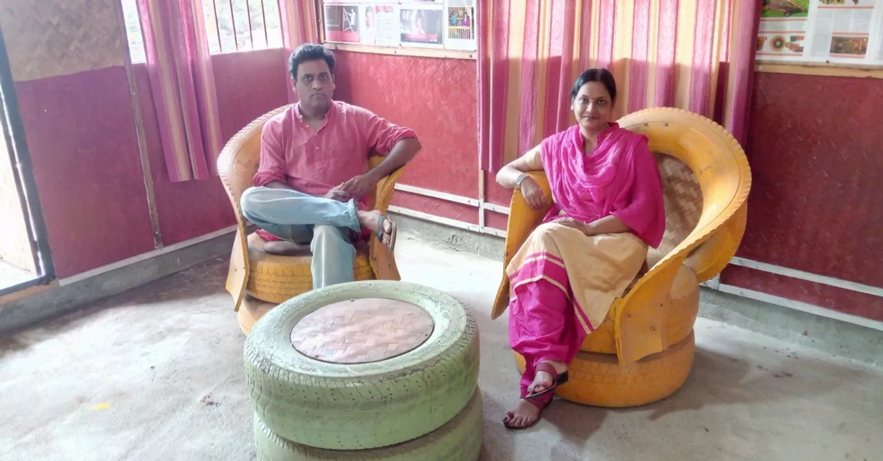 Furniture From Recycled Tyres! The Innovative Hyderabad Couple Behind This and More