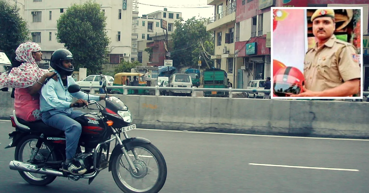 Meet the Delhi Cop Who Gifts Safety Violators Helmets Free of Cost!