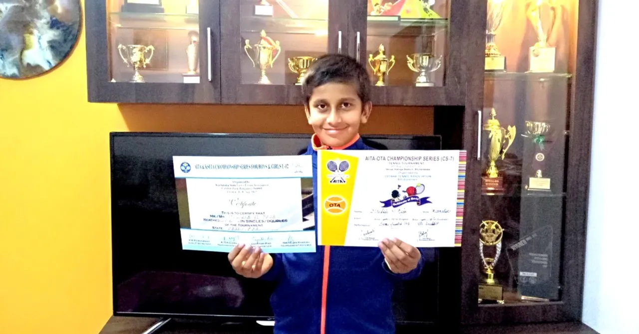 Mysuru's Rising 10-Year-Old Tennis Star Will Now Train at a Global Academy in US
