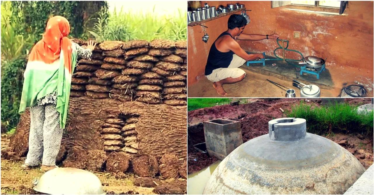 Punjab Village Uses Cow Dung To Deliver Piped Biogas Straight to Kitchens