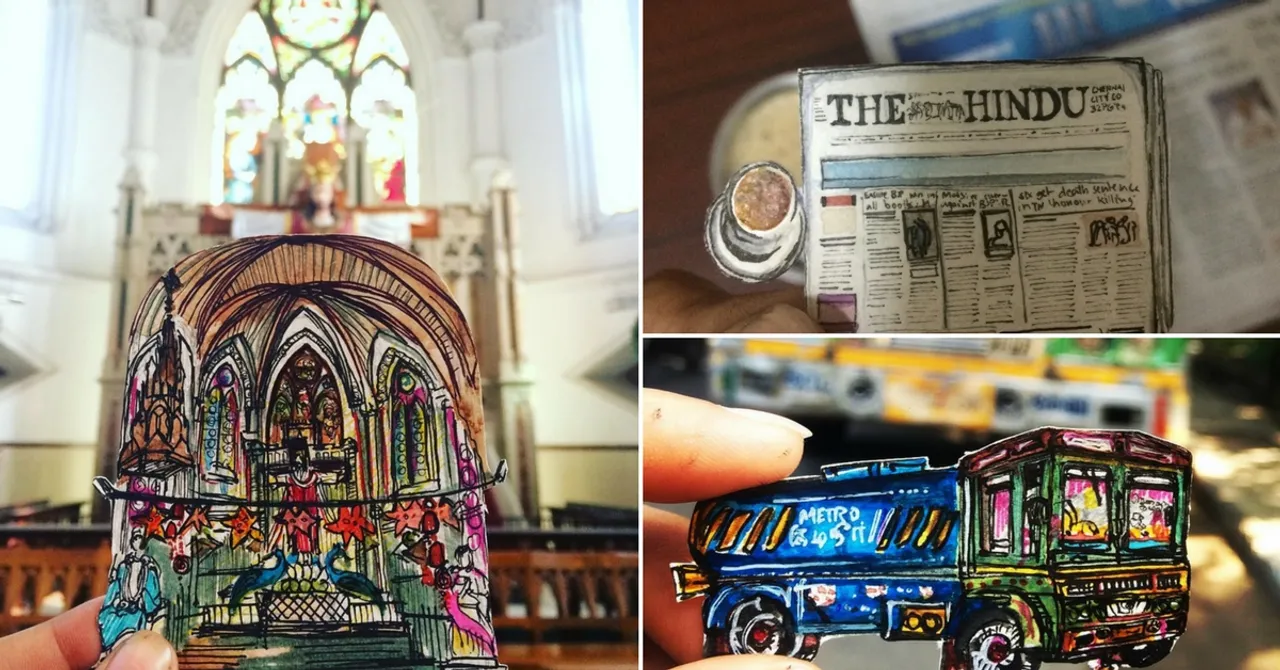 These Must-See 'Madras In Mini' Sketches Are An Artist's Ode To Her City!