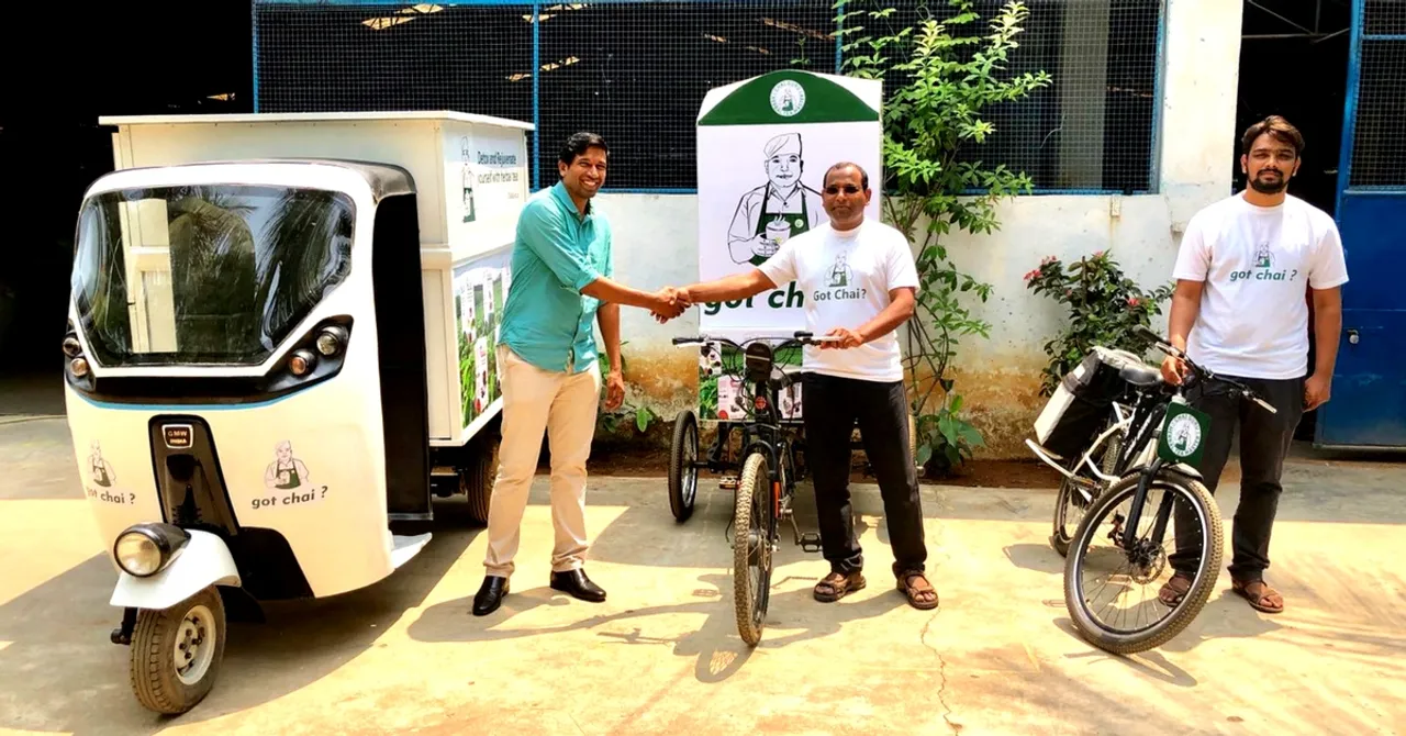 Coffee-Leaf Tea Delivered on Electric Bikes? ChaiGuru Promises a Unique Experience!