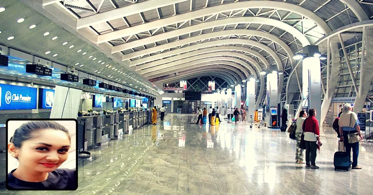 Air Hostess Risks Injury to Save Toddler Who Fell From Mother's Arm at Mumbai Airport!