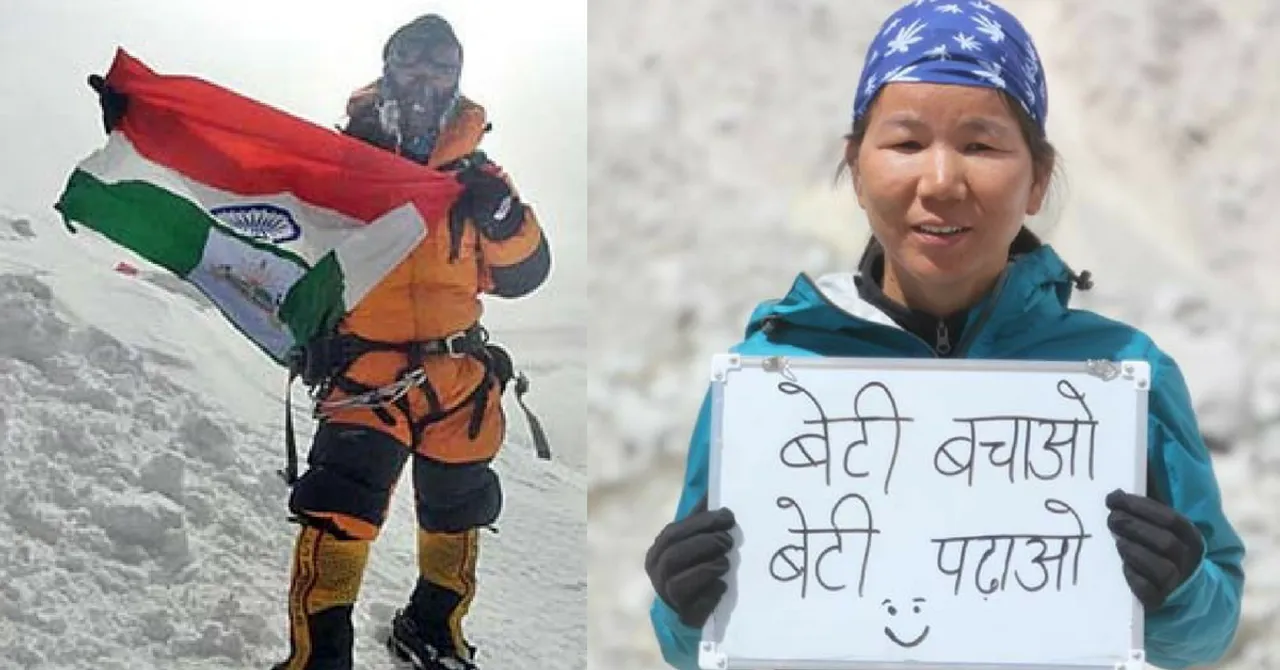 This 40-Year-Old Mother of 4 Girls From Arunachal Just Scaled Mt. Everest!