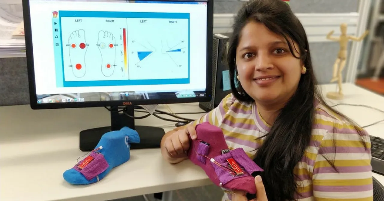 Indian-Origin Scientist Invents Smart Socks To Treat Leg & Foot Pain!