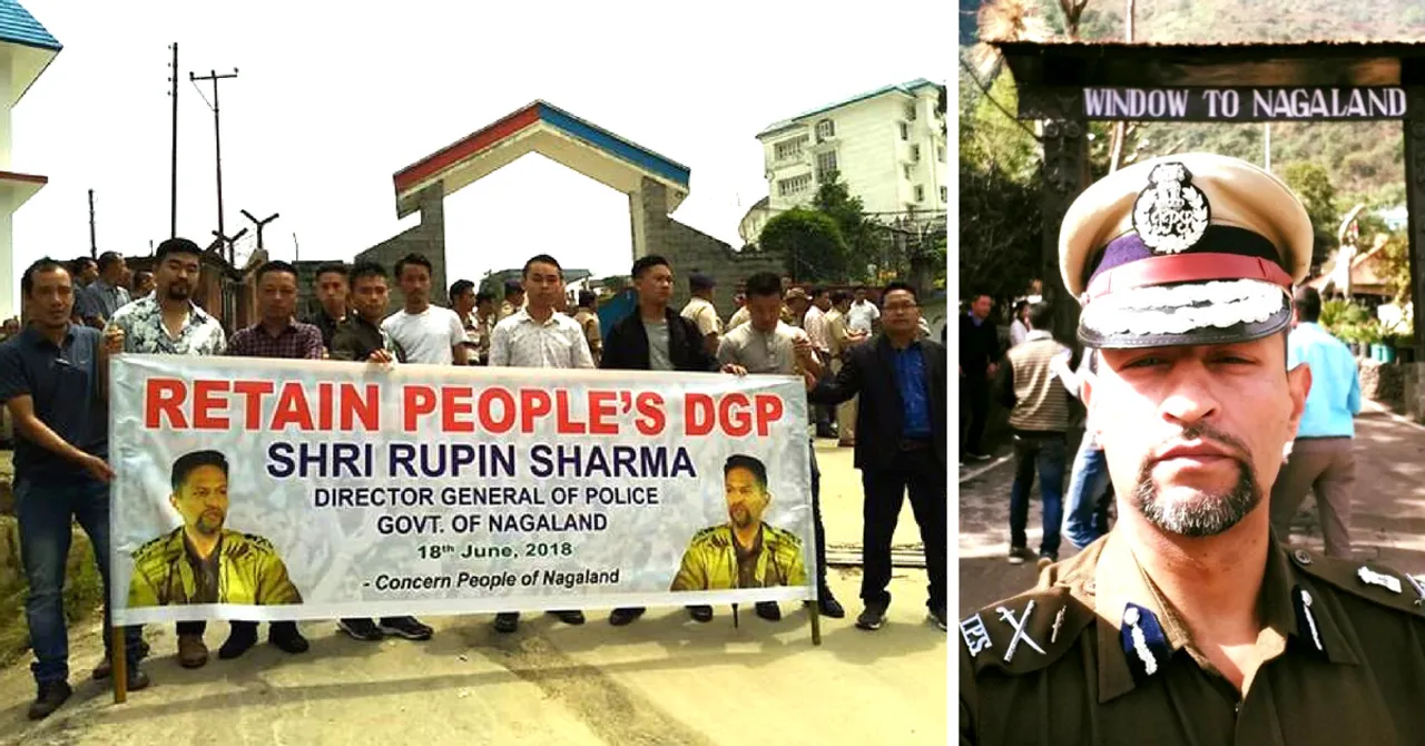 Defying its Govt, Nagaland Comes Out in Support of its Beloved 'People's DGP'!