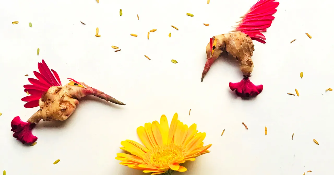 In Pics: Bengaluru Woman Transforms Fallen Petals, Leaves Into Stunning 3D Art!