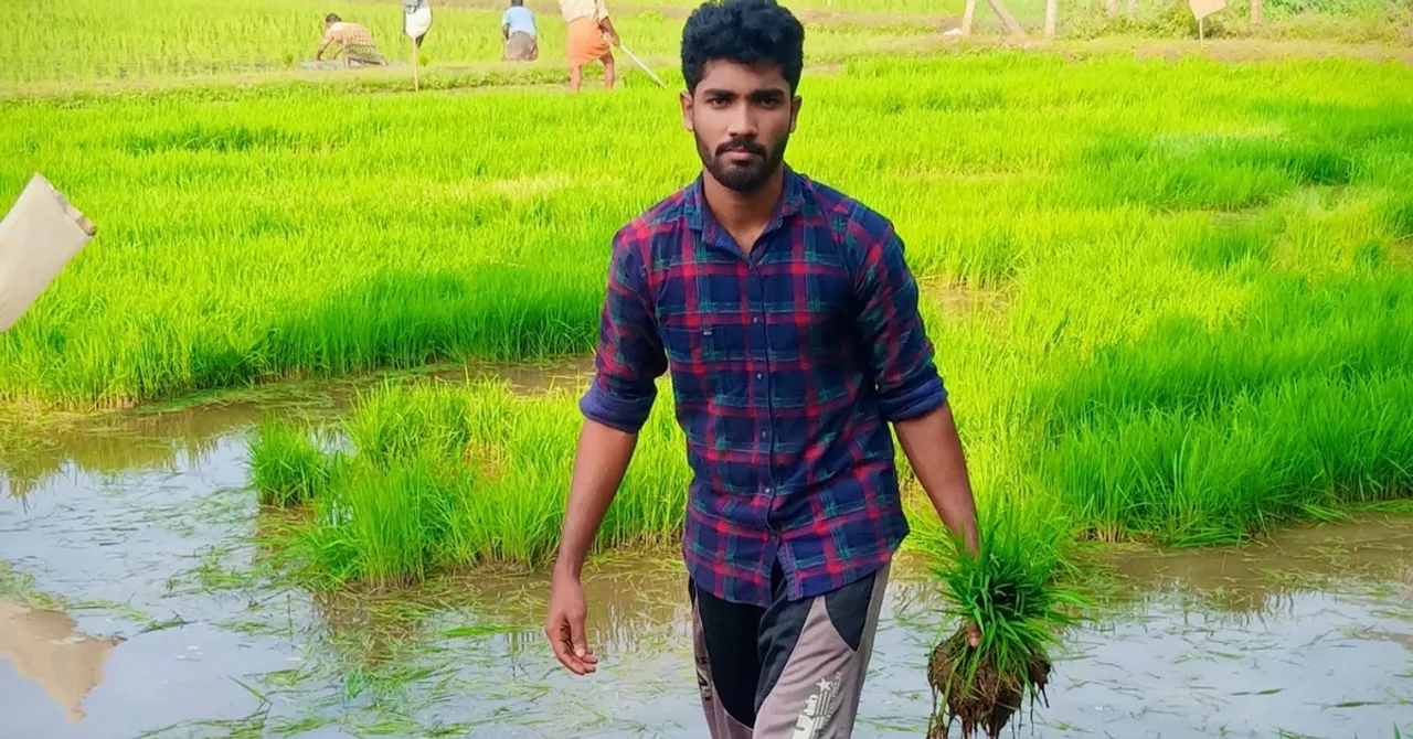 Inspiring! 21-YO 'Shahenshah' From Kerala Breathes Life Into Barren Paddy Field!