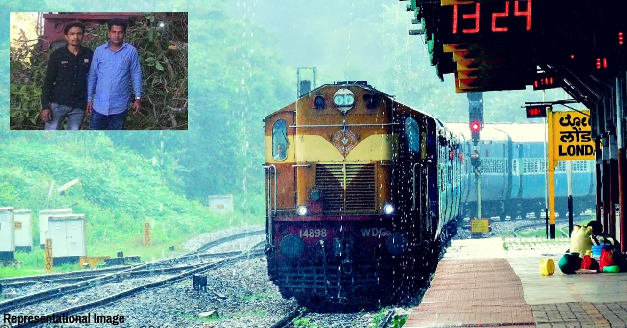 Running for Half a Kilometre Waving Shirts, 2 Youth Avert Major Train Tragedy!