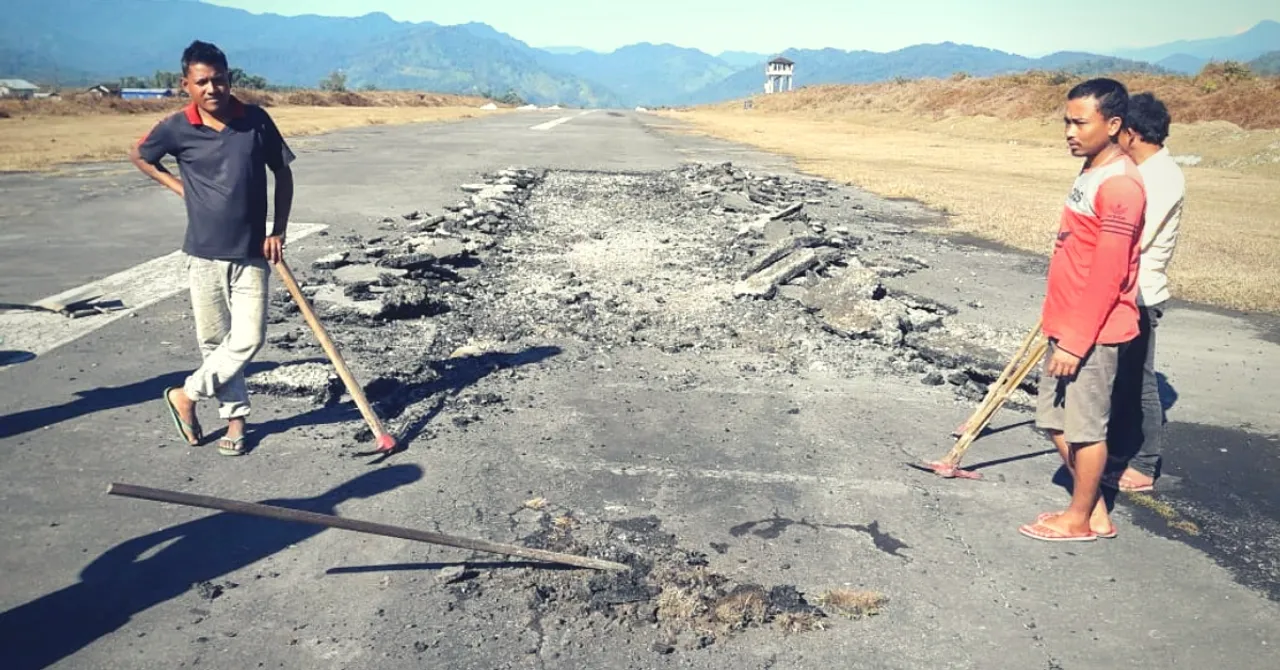 Residents of 11 Villages Join Forces, Help IAF Repair Damaged Airstrip in Arunachal Pradesh