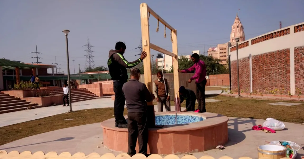 Wood, Wires & Waste Tyres: Noida Uses Discarded Cargo Packaging to Beautify Parks