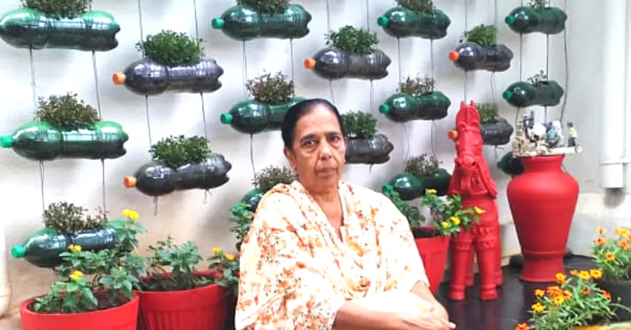 Bottles to Old Shoes: Mysuru Woman's Flower Garden Gets Her 11 Awards in a Row!