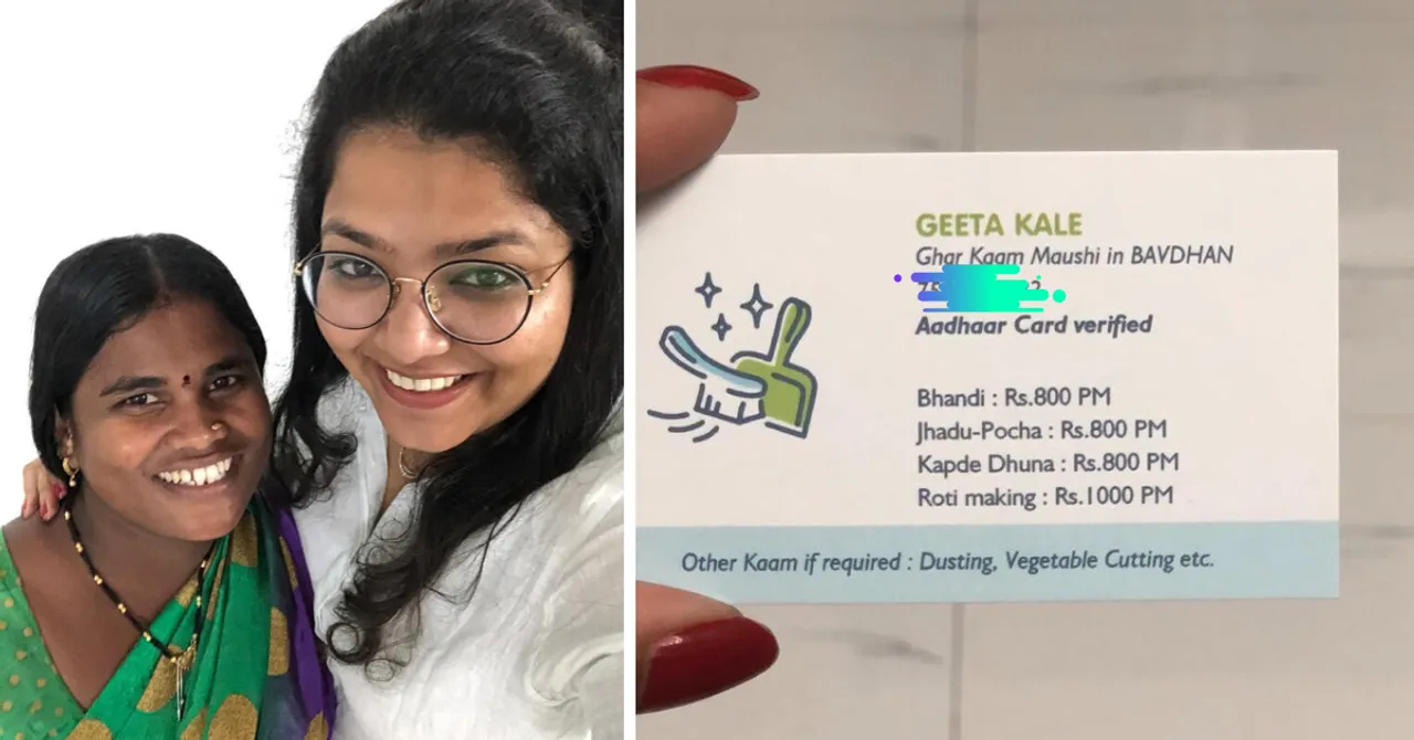 Seen the Pune Househelp's Viral Visiting Card? Here's The Story Behind It!