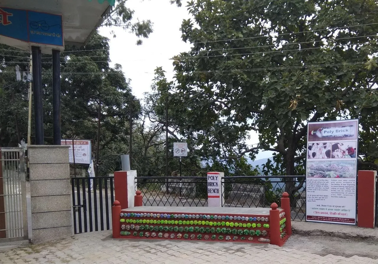Himachal IAS Uses 7000 Kgs of Plastic Waste To Make Benches, Roads & Toilet!