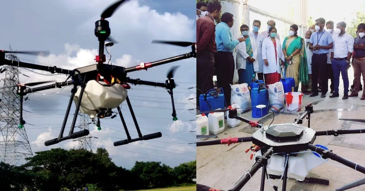 This Chennai Startup's Drones Are Helping Sanitise COVID-19 Infection Hotspots!