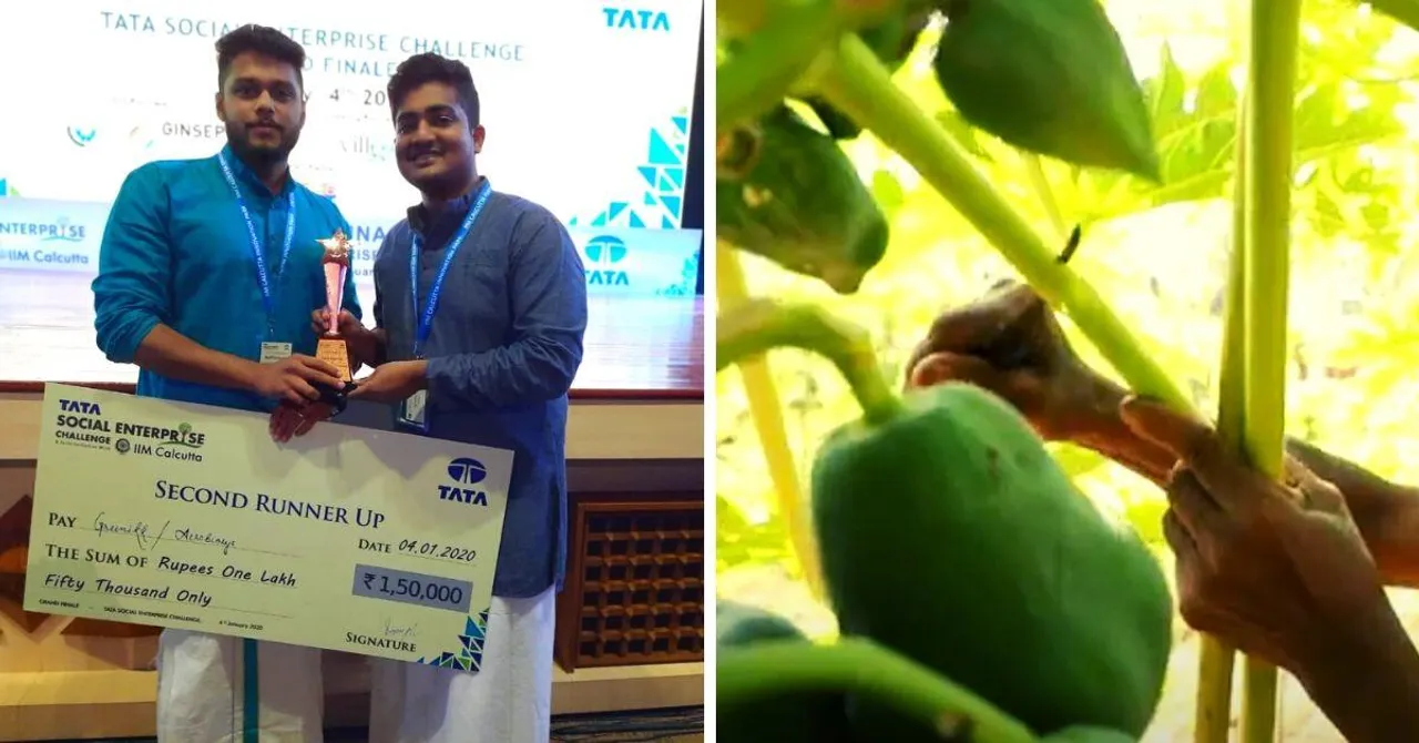 Kerala Techies Make Eco-friendly Papaya Straws That Last For 6 Months!