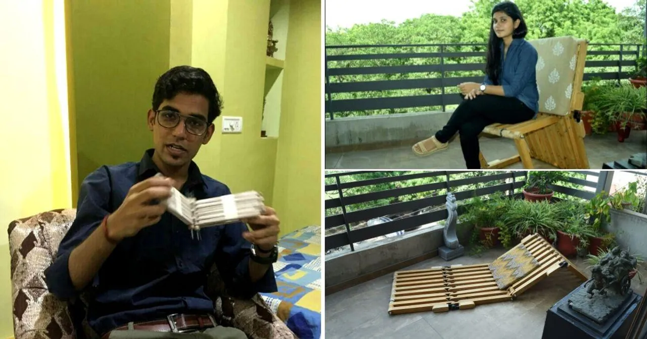 Noida Student Designs Wood 'Cube' That Transforms Into 14 Types of Furniture