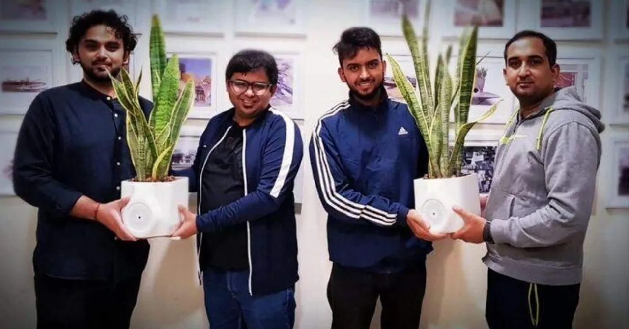 Delhi Startup's 'Smart Plant' Can Purify The Air in Your Room in Just 20 Minutes