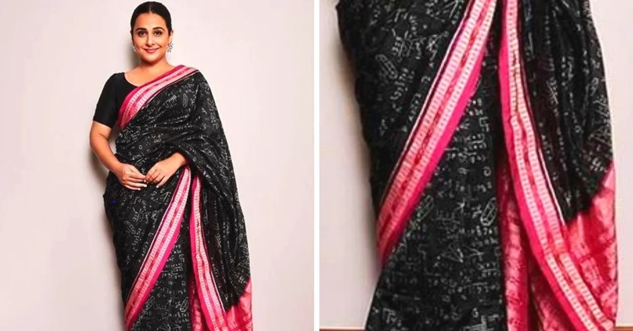 Odisha Artist Behind Vidya Balan's Viral ‘Mathematical' Saree Shares Its Story