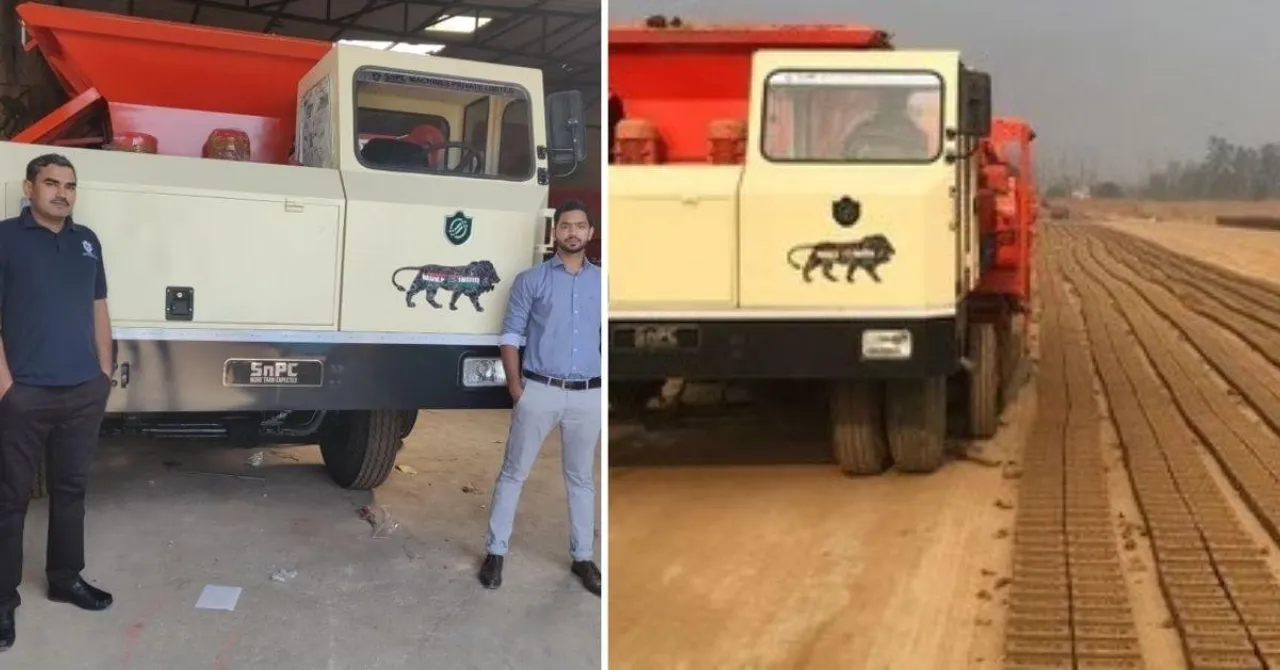 Haryana Man Builds World’s 1st Fully Automated Brick-Making Vehicle, Cuts Cost By Half