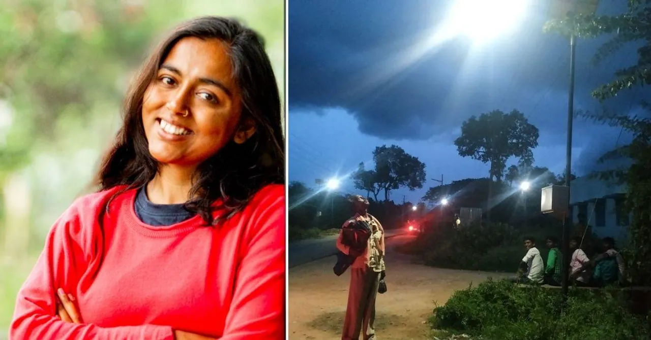 Bengaluru Woman's All-New Streetlight Does The Job of 3 Regular Ones & Saves Energy