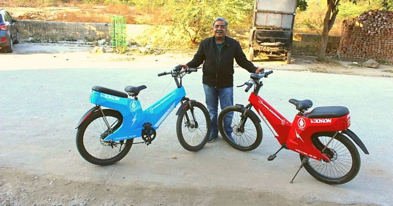 With Battery Range of 100 KM, Delhi EV Startup's E-Cycle is Unlike Any in India