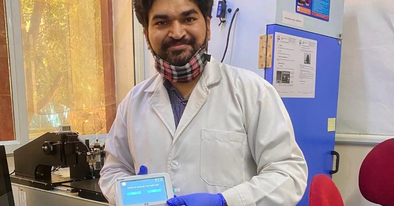 IISc-Incubated Startup's Portable COVID Antibody Test Sends Results in 5 Mins