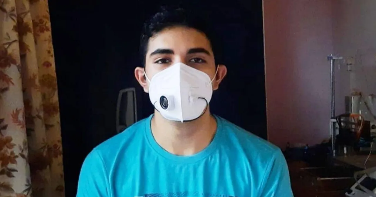 19-YO Invents 'Mask Mikes' That Amplify Voice Safely; Helps 50 Frontline Workers
