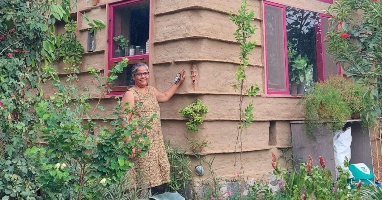 Unique Mud Home Has No ACs, Water-less Toilets & Banana Trees in Bathrooms