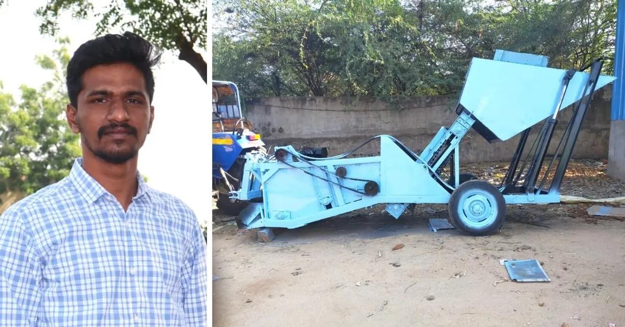 Engineer's Low-Cost Harvester Clears Stones, Makes Land Cultivable in Hours