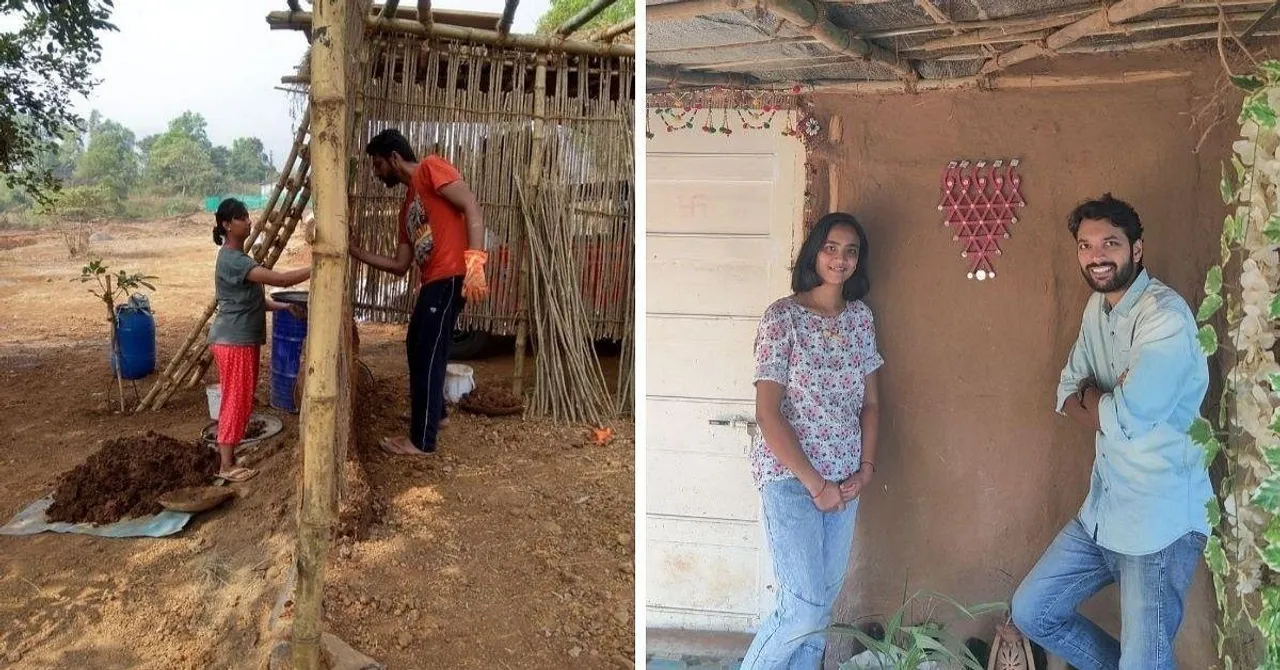 Couple Uses 700-YO Method to Build Unique 2-Floor Mud Home In Just Rs 4 Lakh