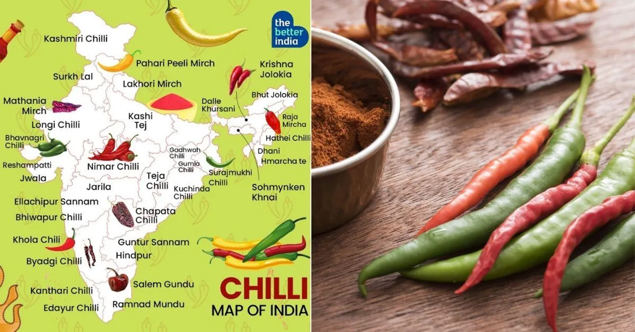 Mirchi Map of India: 5 GI-Tagged Indian Chillies Famous For Their Flavour
