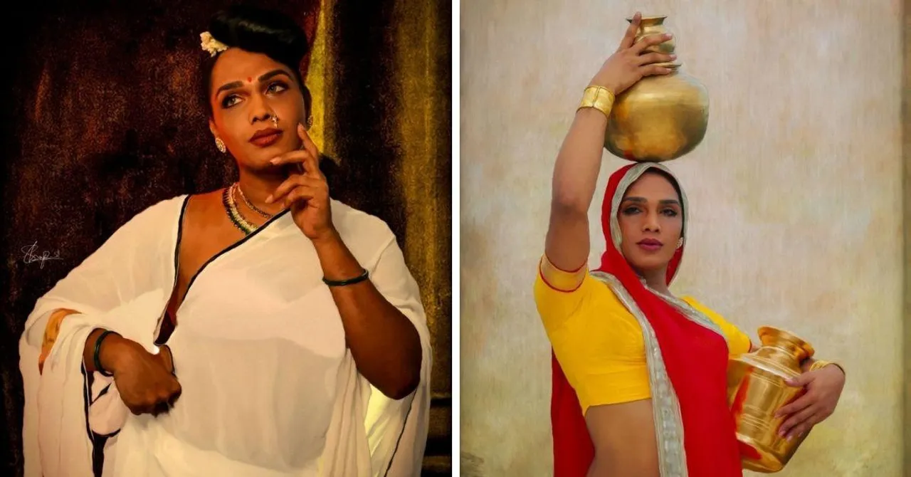 I Recreated Ravi Varma's Paintings With Trans Models to Disrupt Beauty Standards