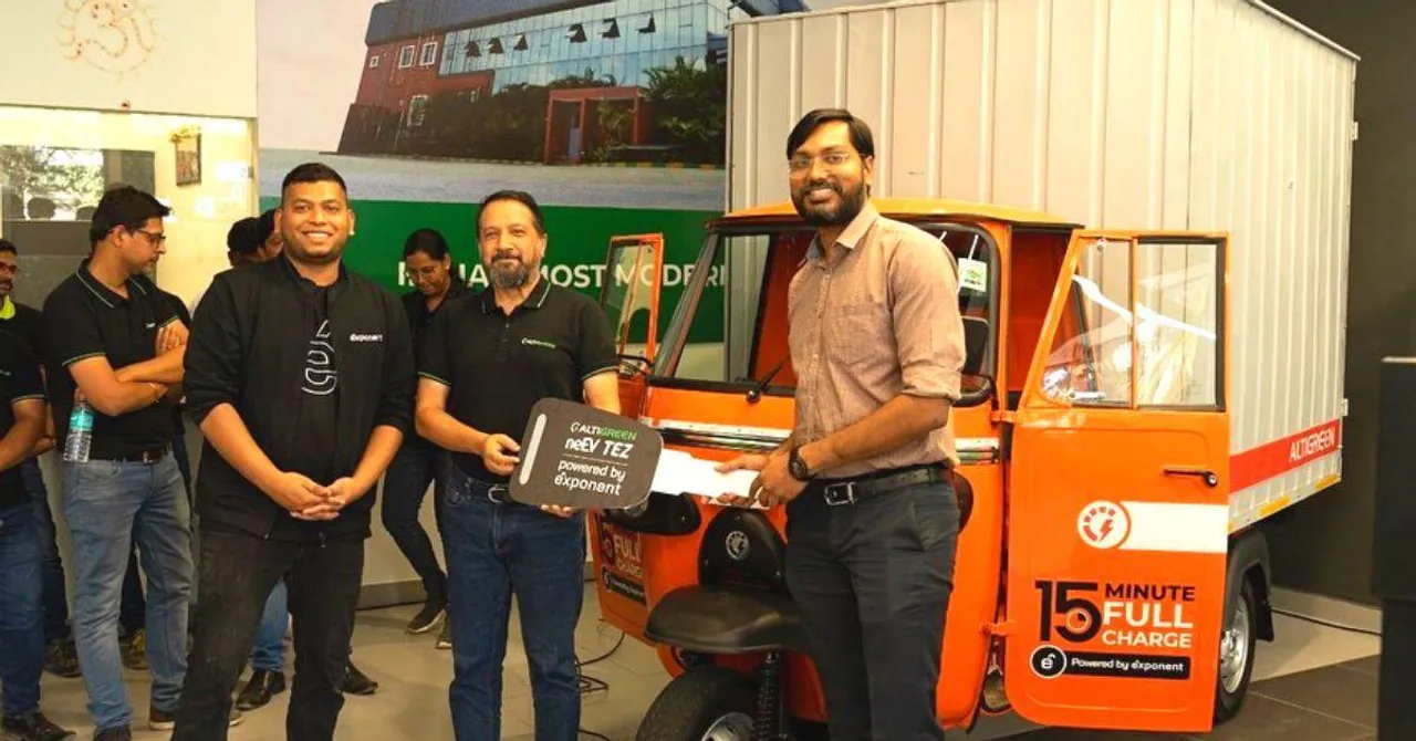 In 15 Mins Only: Bengaluru Startups Launch World’s Fastest Charging Electric 3-Wheeler