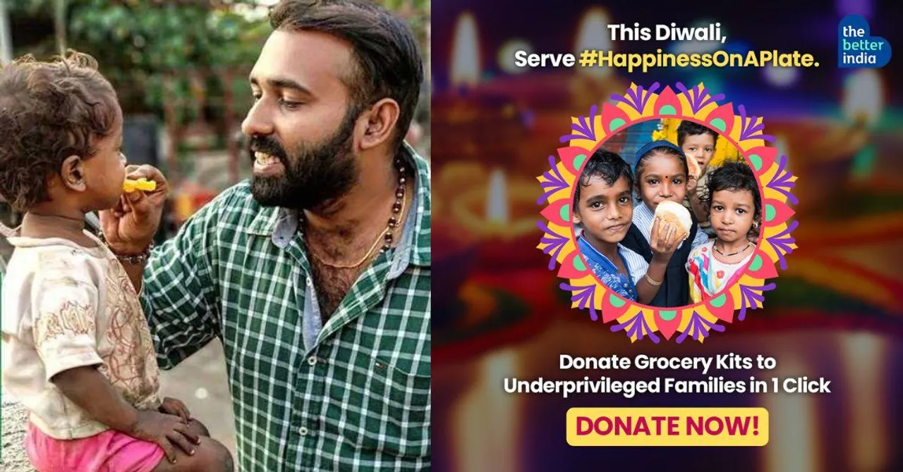 This Diwali, Donate Groceries & Serve 'Happiness On a Plate' to Hundreds of Poor Families