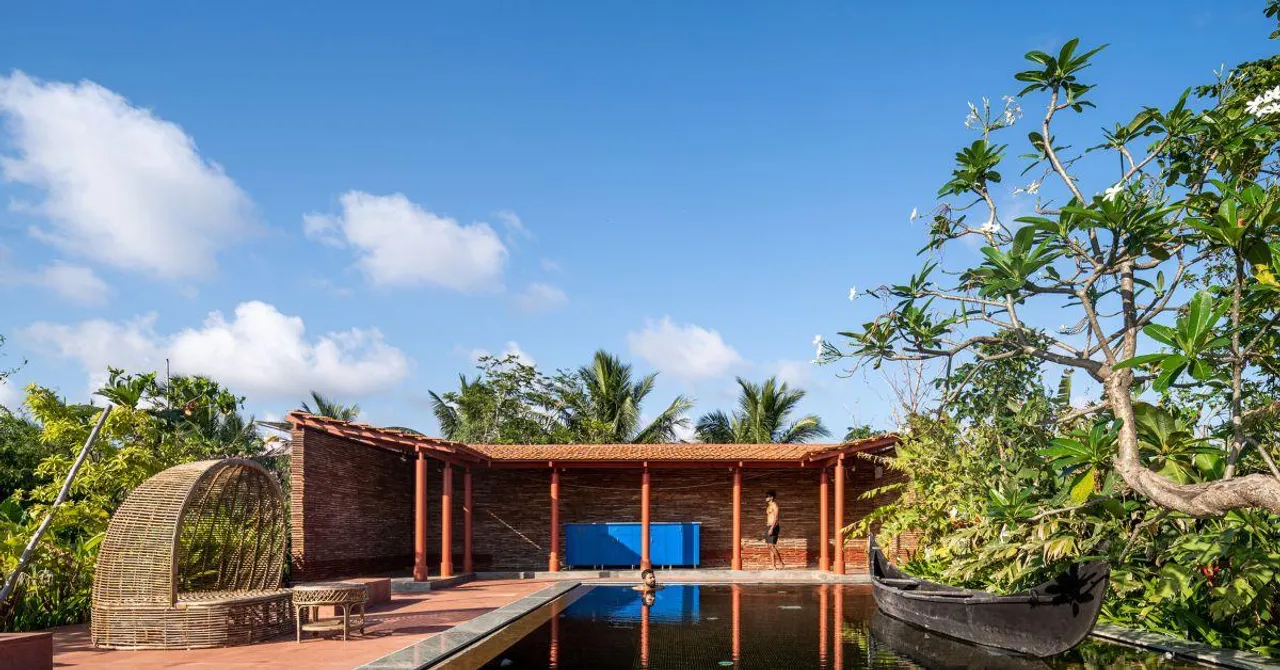 This Eco-Friendly Mud House is a Stunning Ode to Tamil Nadu's Nalukettu Architecture