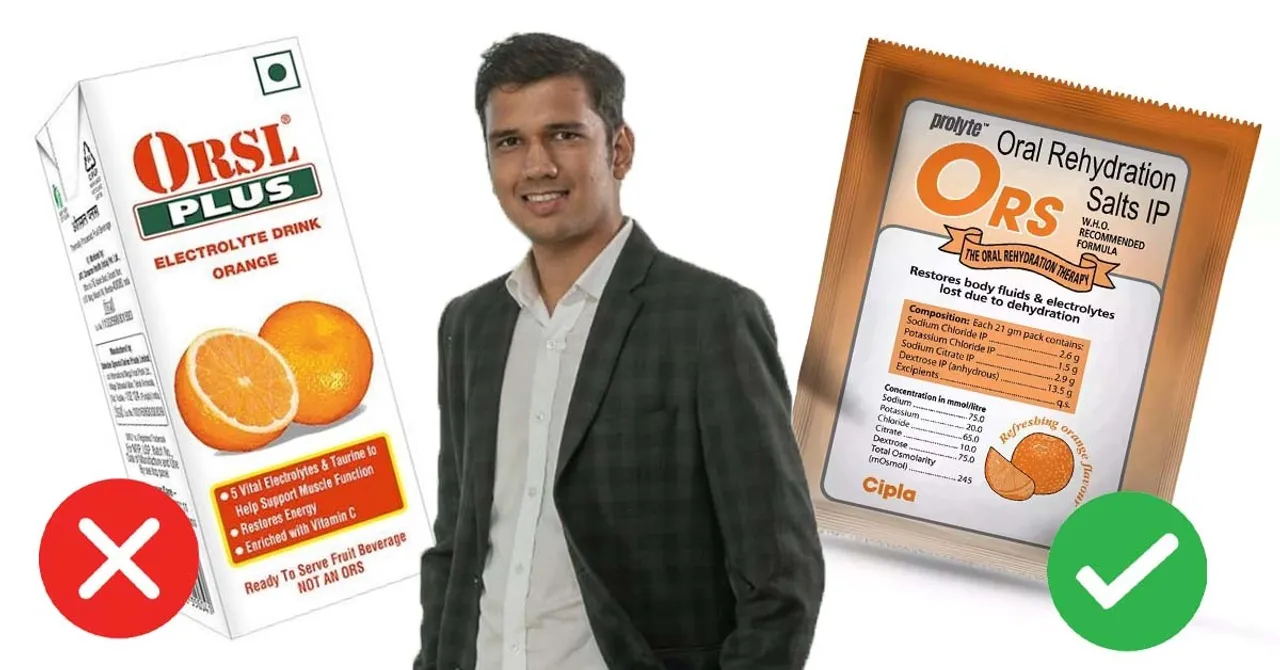 How to Identify Fake ORS in The Market Using One Simple Step