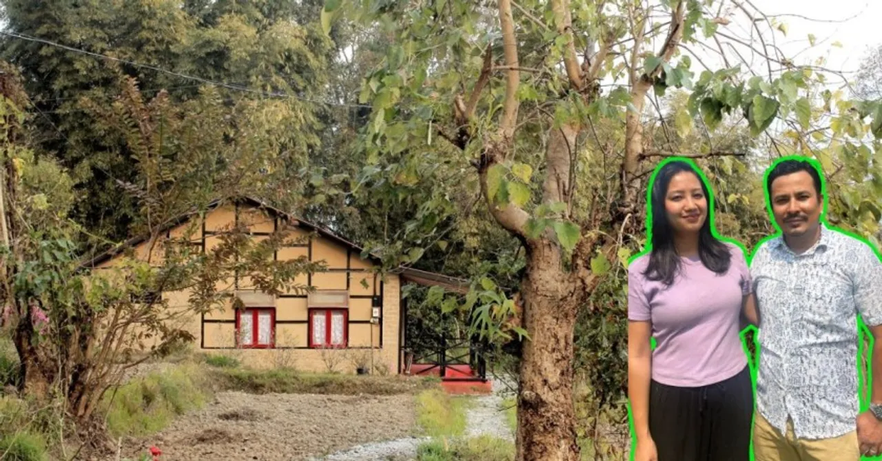 'Just Slow Down': Couple Quit City Life to Build Bamboo Homestay Surrounded by Nature