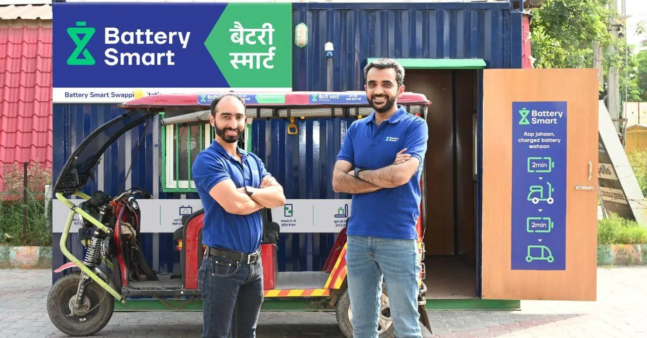 Battery Smart: Startup Does 1 Lakh Electric Vehicle Battery Swaps Daily; Earns 63 Cr in Revenue